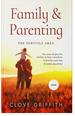 Premade Book Cover Rust