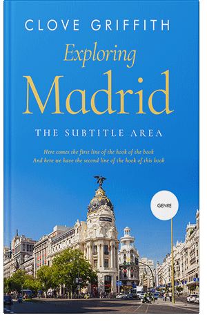 Premade Book Cover Cerulean