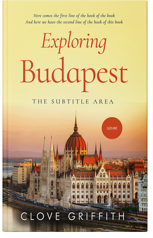 Front view of Premade Travel Book Cover - Chalky