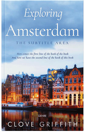 Pre Made Book Cover Cornflower