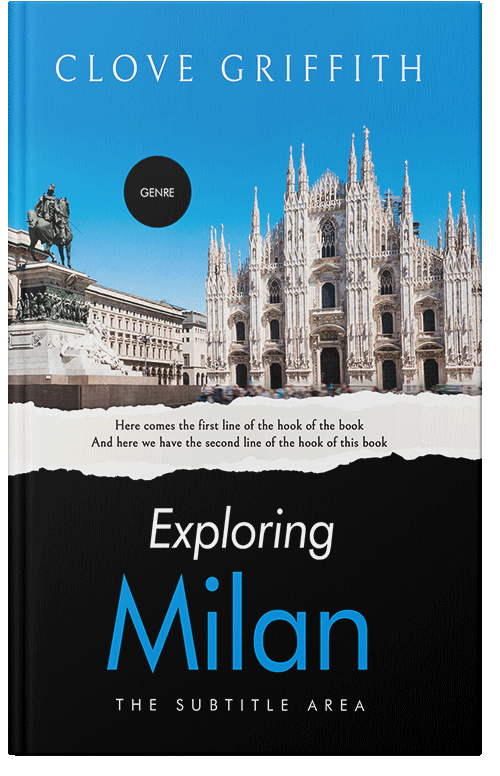 Front view of Premade Travel Book Cover - Timberwolf