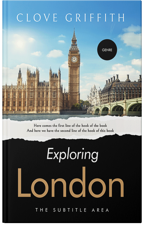 Front view of Premade Travel Book Cover - Zeus