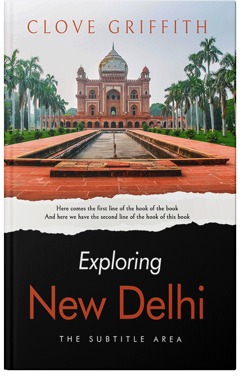 Front view of Premade Travel Book Cover - Zeus