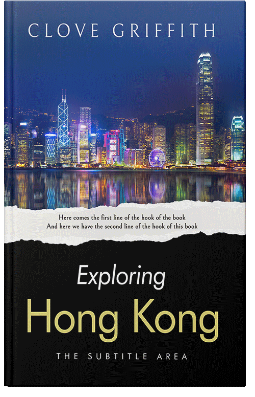 Front view of Premade Travel Book Cover - Mirage