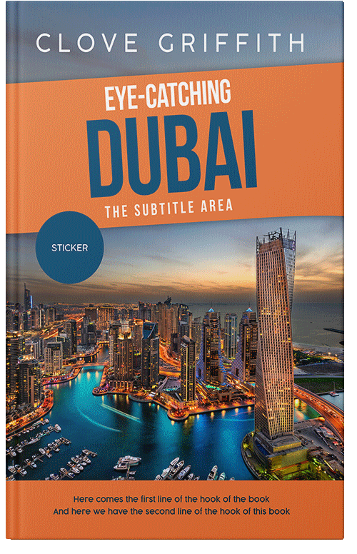 Front view of Premade Travel Book Cover - Burnt Sienna