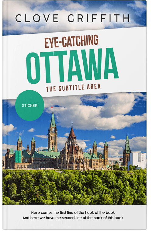 Front view of Premade Travel Book Cover - Wedgewood