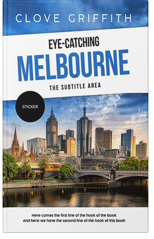 Premade Book Cover Lunar Green