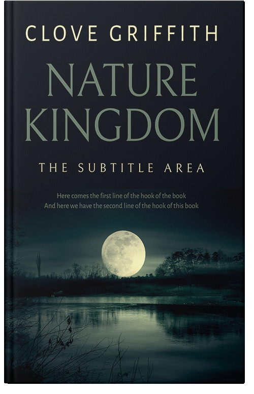 Front view of Premade Paranormal & Urban Book Cover - Ebony