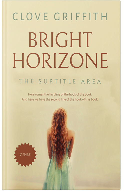 Front view of Premade Romance Book Cover - Raffia