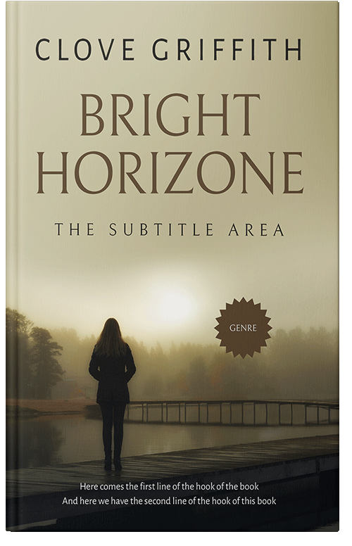 Front view of Premade Mystery & Thriller & Suspense Book Cover - Coral Reef