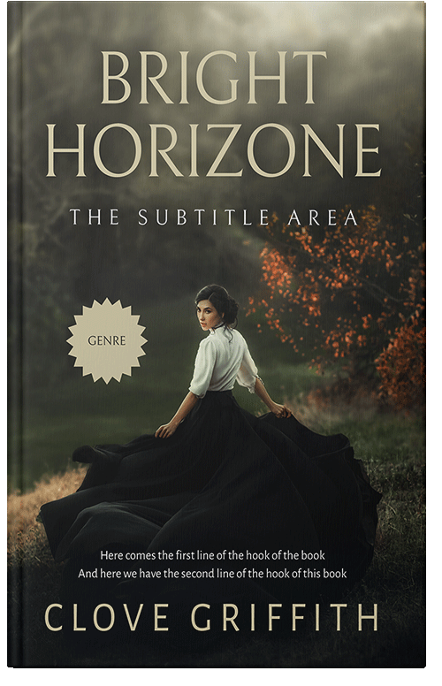 Front view of Premade Romance Book Cover - Log Cabin