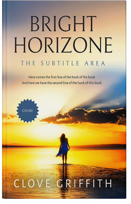 Front view of Premade Romance Book Cover - Hampton