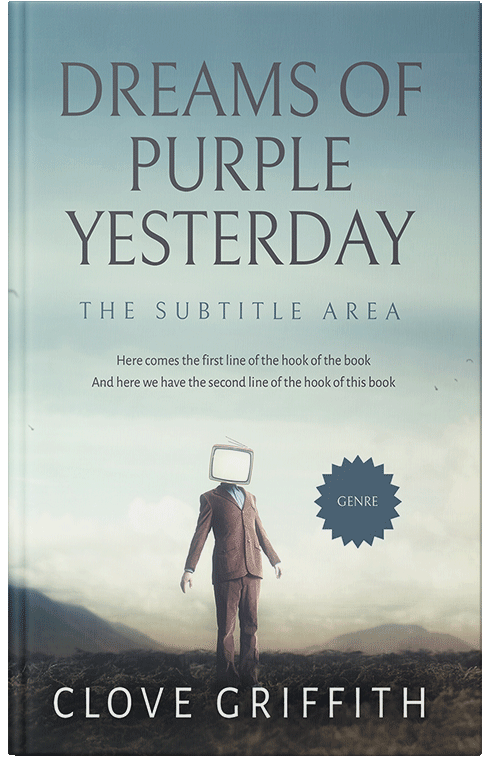 Front view of Premade Surreal Book Cover - Tasman