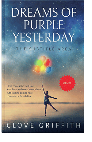 Pre Made Book Cover Blue Bayoux