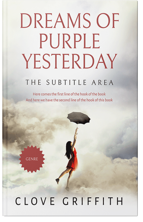 Front view of Premade Surreal Book Cover - Cararra