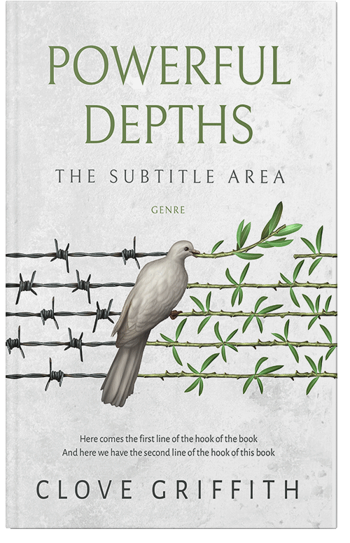 Front view of Premade Self-Improvement & Self-Help Book Cover - Desert Storm