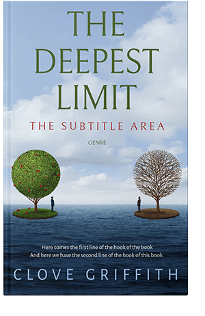 Pre Made Book Cover Periwinkle Gray