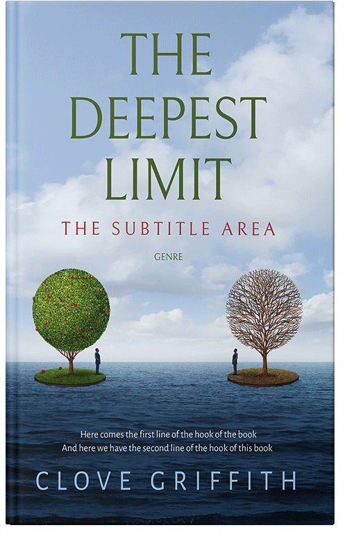 Front view of Premade Self-Improvement & Self-Help Book Cover - Periwinkle Gray