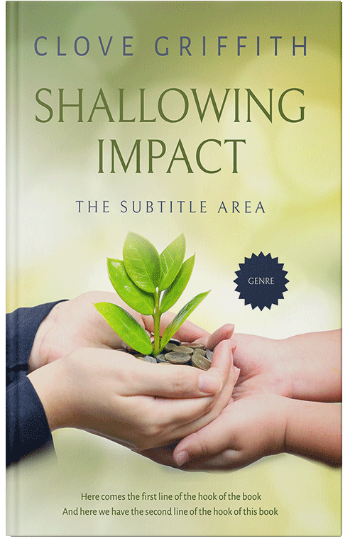 Front view of Premade Business Book Cover - Double Spanish White