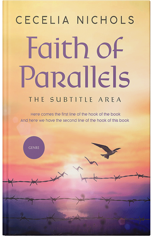 Front view of Premade Religion & Spirituality Book Cover - Manhattan