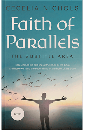 Pre Made Book Cover Smalt Blue