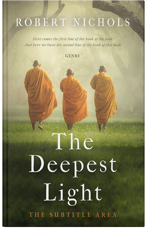 Front view of Premade Religion & Spirituality Book Cover - Gimblet