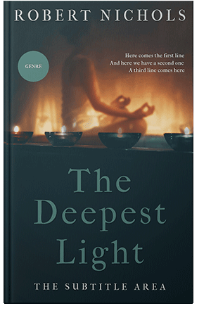 Pre Made Book Cover Outer Space