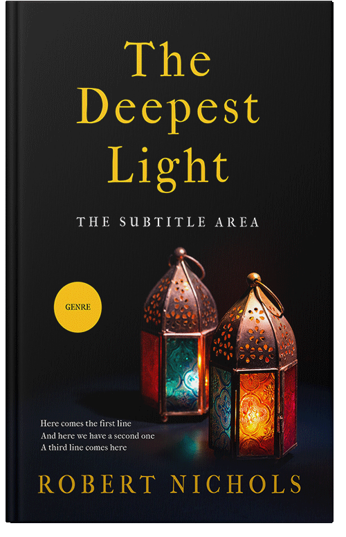 Front view of Premade Religion & Spirituality Book Cover - Woodsmoke