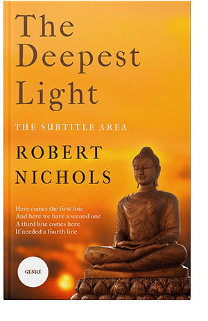 Pre Made Book Cover Buttercup