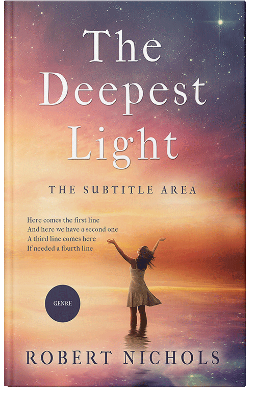 Front view of Premade Religion & Spirituality Book Cover - Tumbleweed