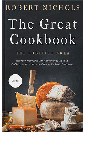 Pre Made Book Cover Tan