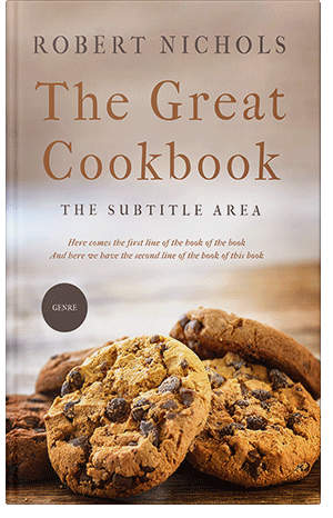 Premade Book Cover Soft Amber