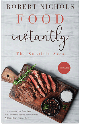 Pre Made Book Cover Iron