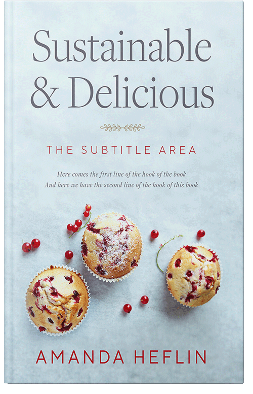 Front view of Premade Cookbooks & Food & Wine Book Cover - Botticelli