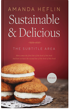 Premade Book Cover Burnt Umber