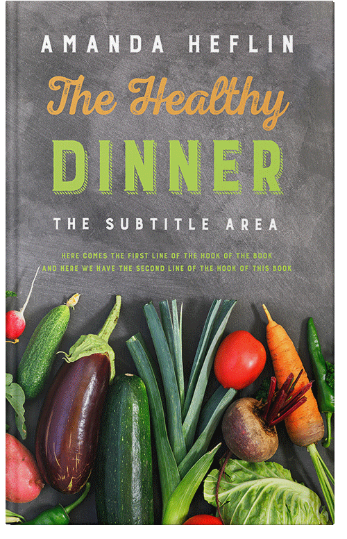 Front view of Premade Health & Dieting & Fitness Book Cover - Flint