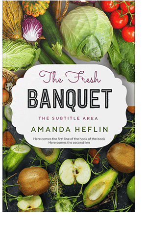 Pre Made Book Cover Thatch Green