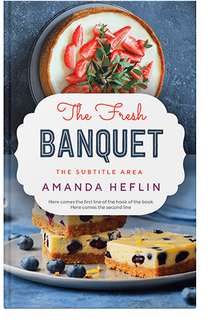 Pre Made Book Cover Oxford Blue