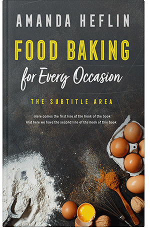 Premade Book Cover Straw