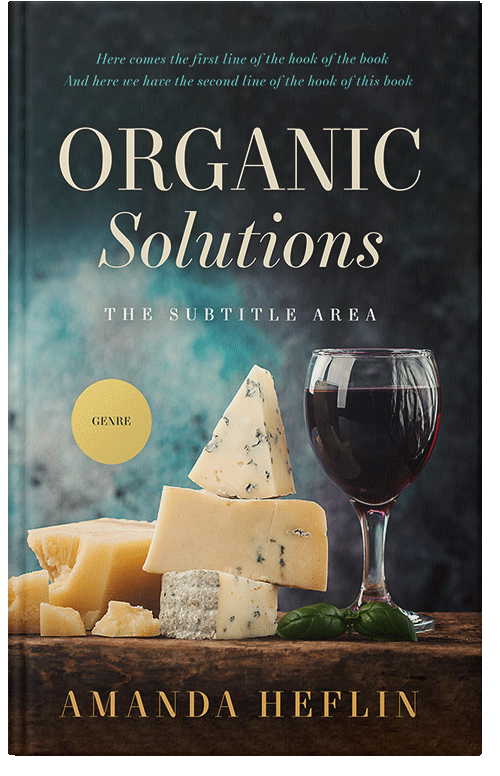 Front view of Premade Cookbooks & Food & Wine Book Cover - Pavlova