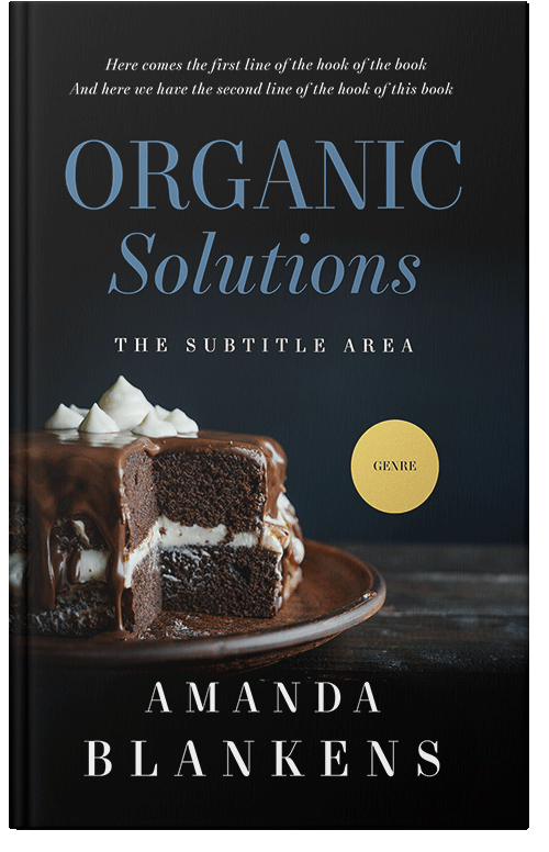 Front view of Premade Cookbooks & Food & Wine Book Cover - Woodsmoke