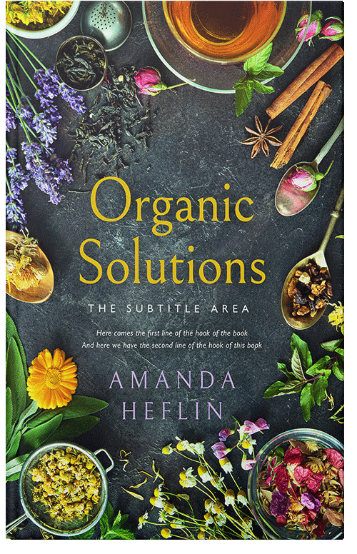 Front view of Premade Cookbooks & Food & Wine Book Cover - Outer Space