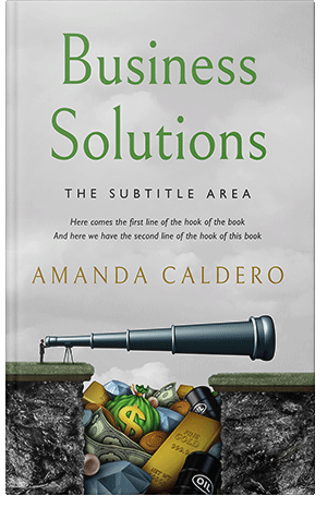 Premade Book Cover Quill Gray