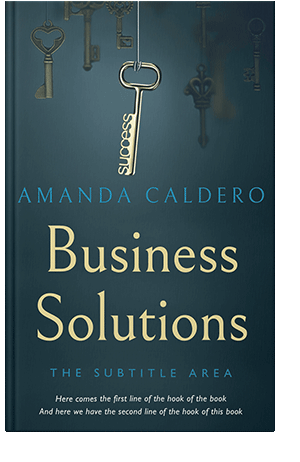 Pre Made Book Cover Blue Dianne