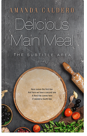 Premade Book Cover Fuscous Gray