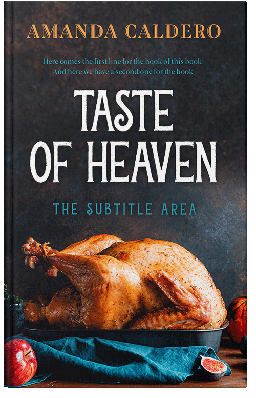 Front view of Premade Cookbooks & Food & Wine Book Cover - Di Serria