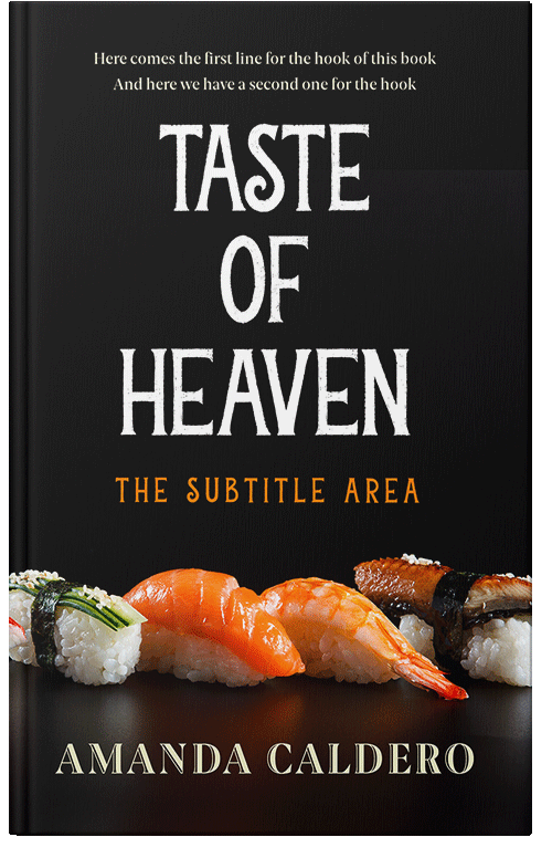 Front view of Premade Cookbooks & Food & Wine Book Cover - Whiskey