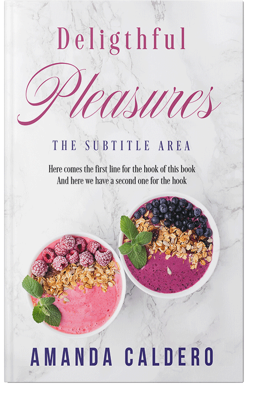 Front view of Premade Health & Dieting & Fitness Book Cover - Bon Jour