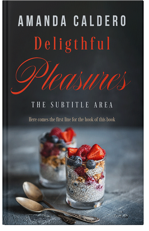 Front view of Premade Cookbooks & Food & Wine Book Cover - Shark