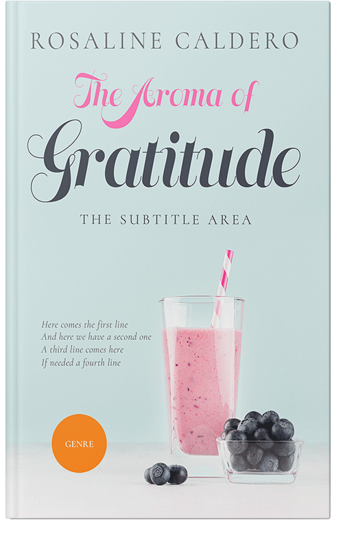 Front view of Premade Cookbooks & Food & Wine Book Cover - Mystic